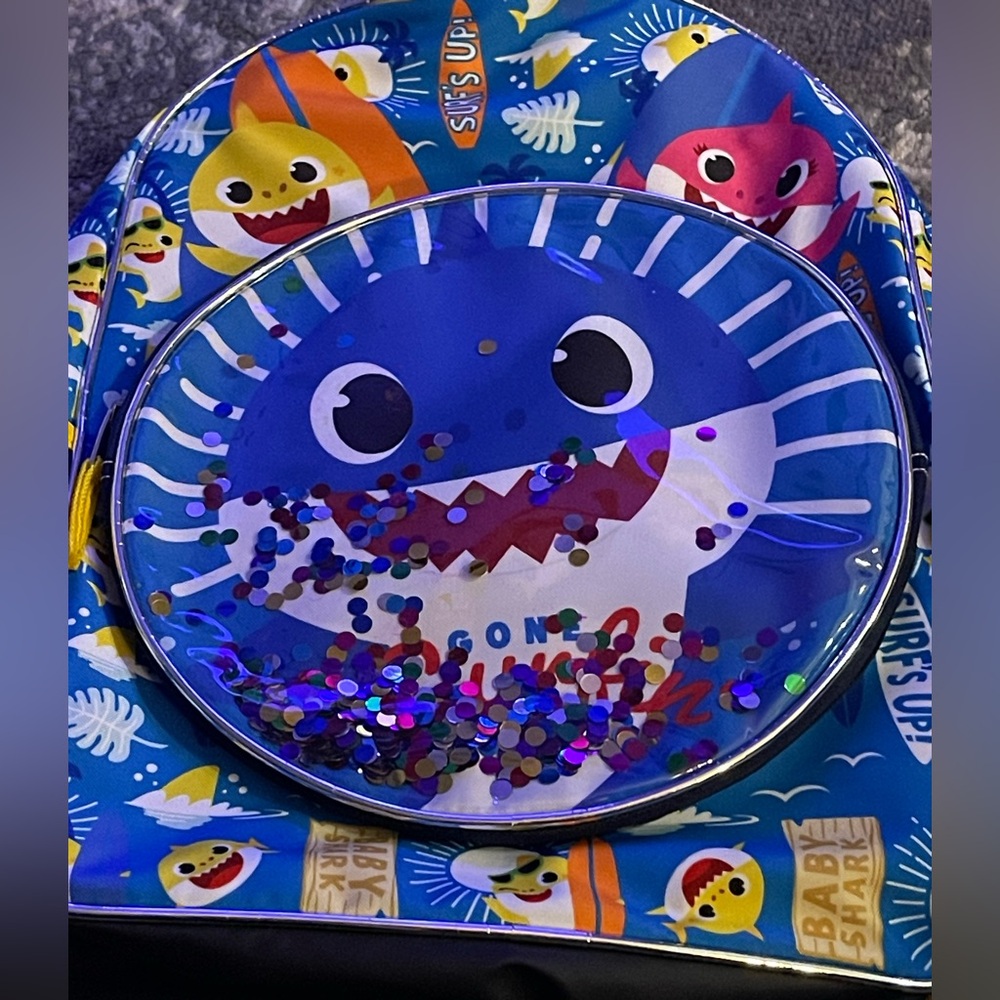 Colorful Shark Kids Backpack - Picture 2 of 4